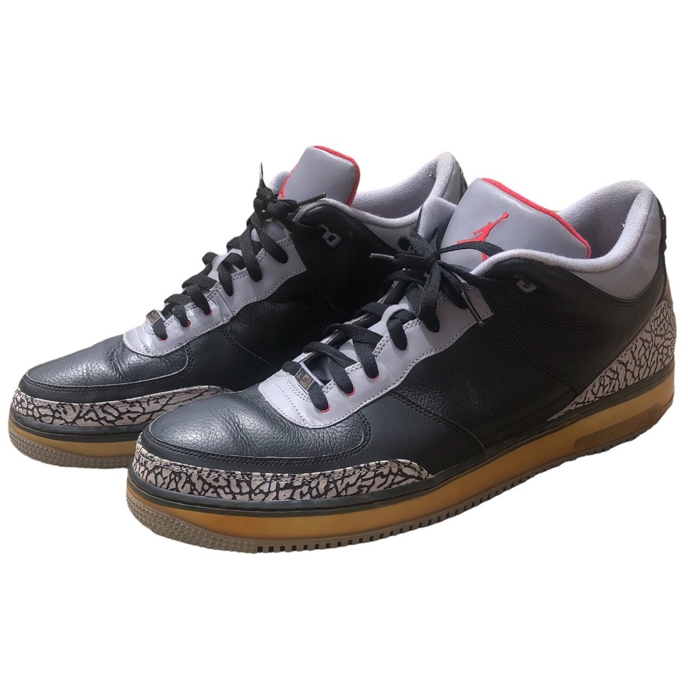 2008 Nike Air Jordan Fusion 3 'Black Cement' 
Mens Size 18